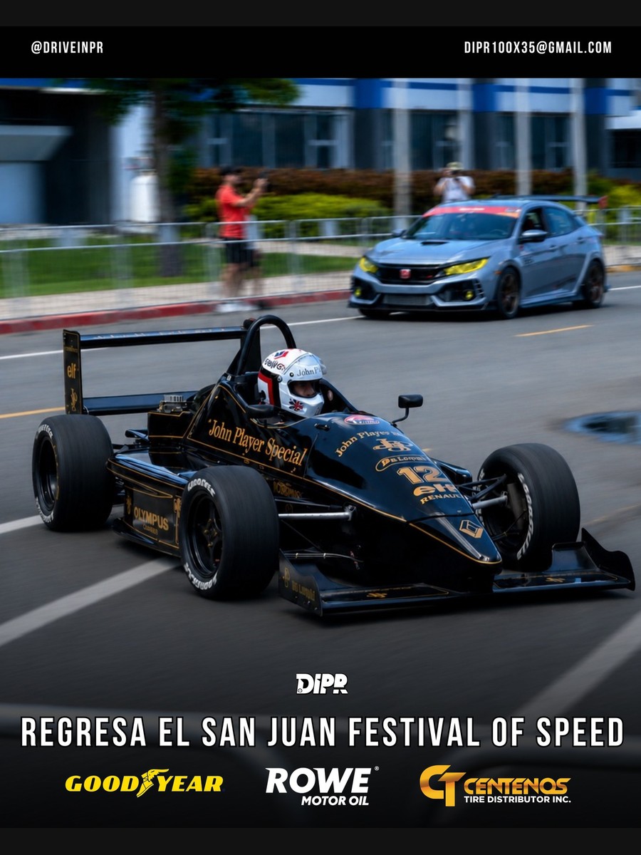 San Juan Festival of Speed: domingo 20 de septiembre en el Hiram Bithorn flyer evento racing Puerto Rico