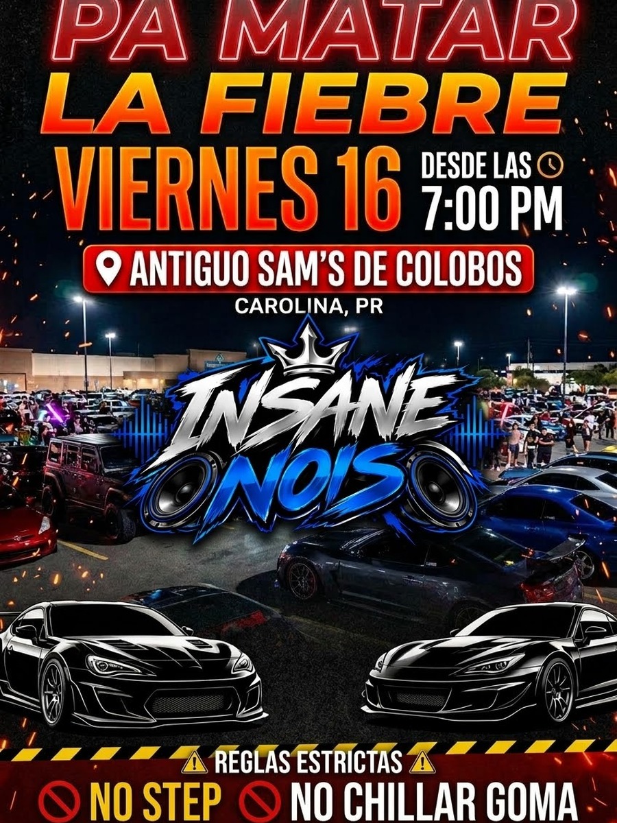 Pa matar la fiebre meet: viernes 16 de octubre en Antiguo Sam's de Los Colobos