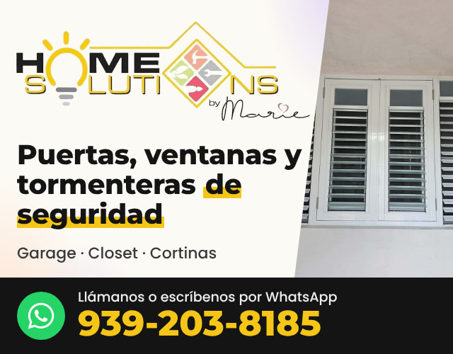 Home Solutions By Marie — puertas, ventanas y tormenteras de seguridad