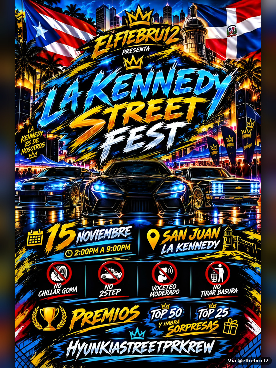 La Kennedy Street Fest: domingo 15 de noviembre en La Kennedy, San Juan
