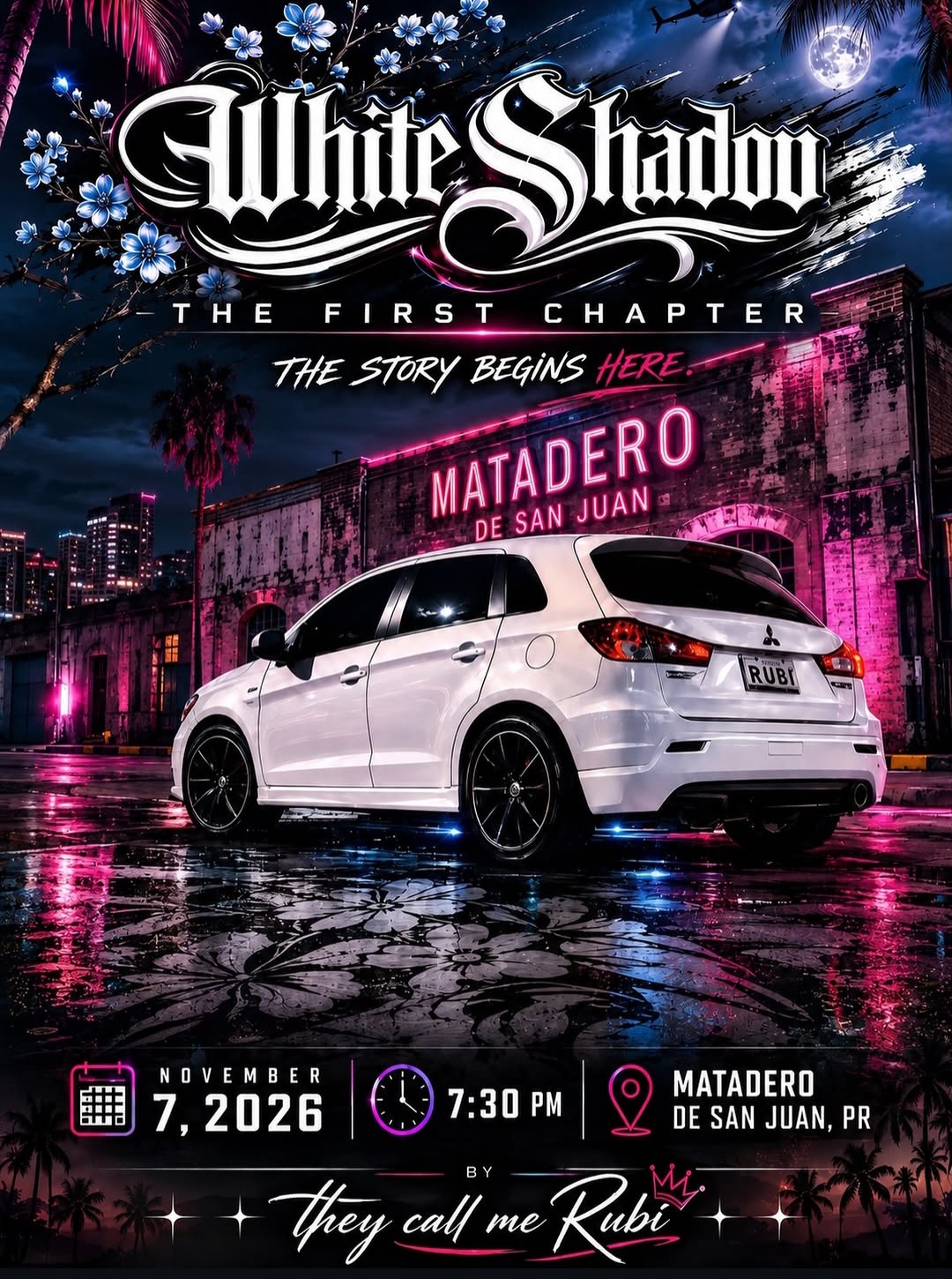 White Shadow – The First Chapter: sábado 7 de noviembre en el Matadero de San Juan